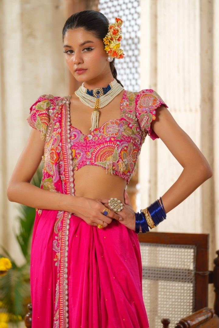 Tarali saree set