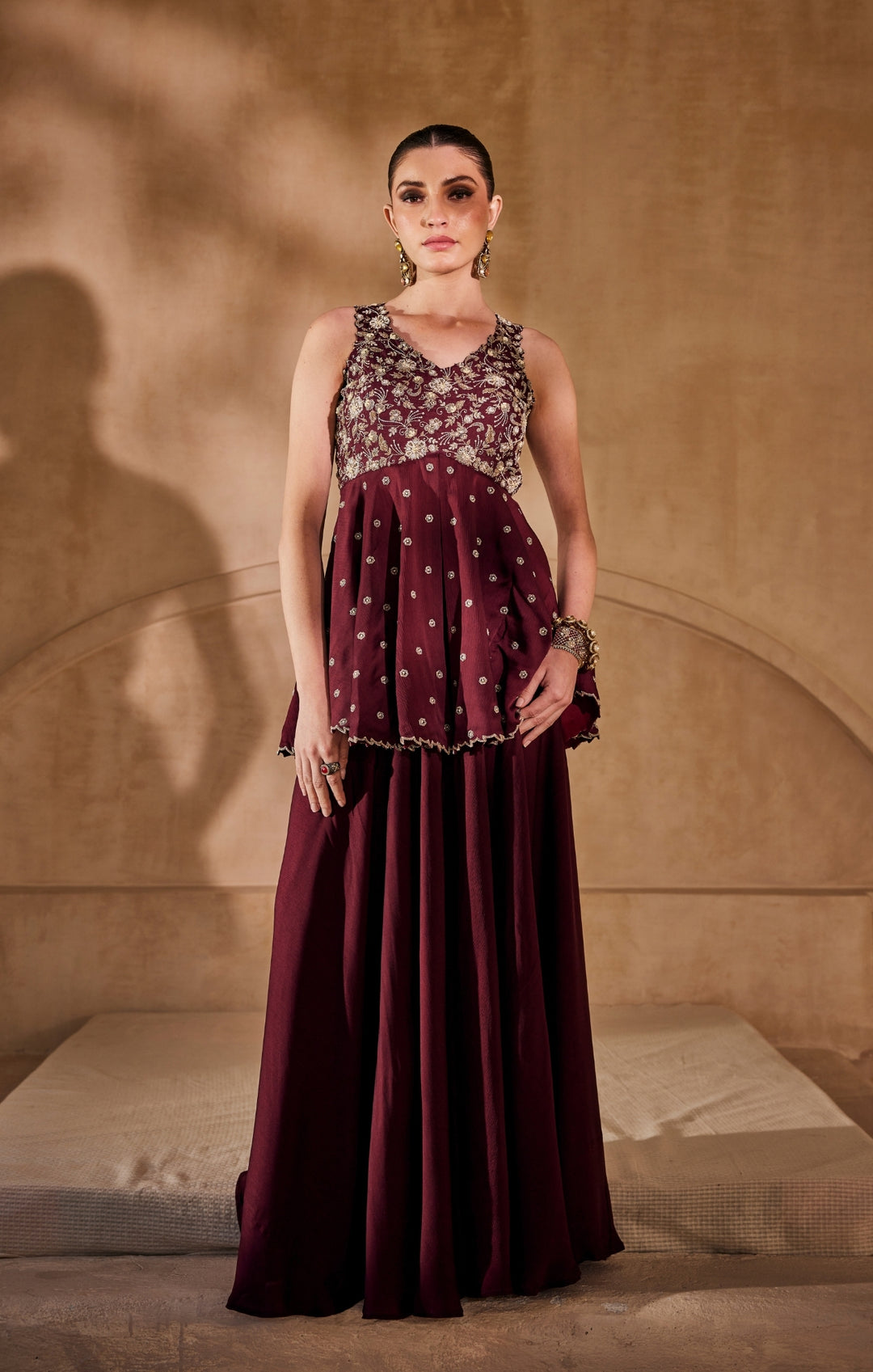 Viraasat peplum set