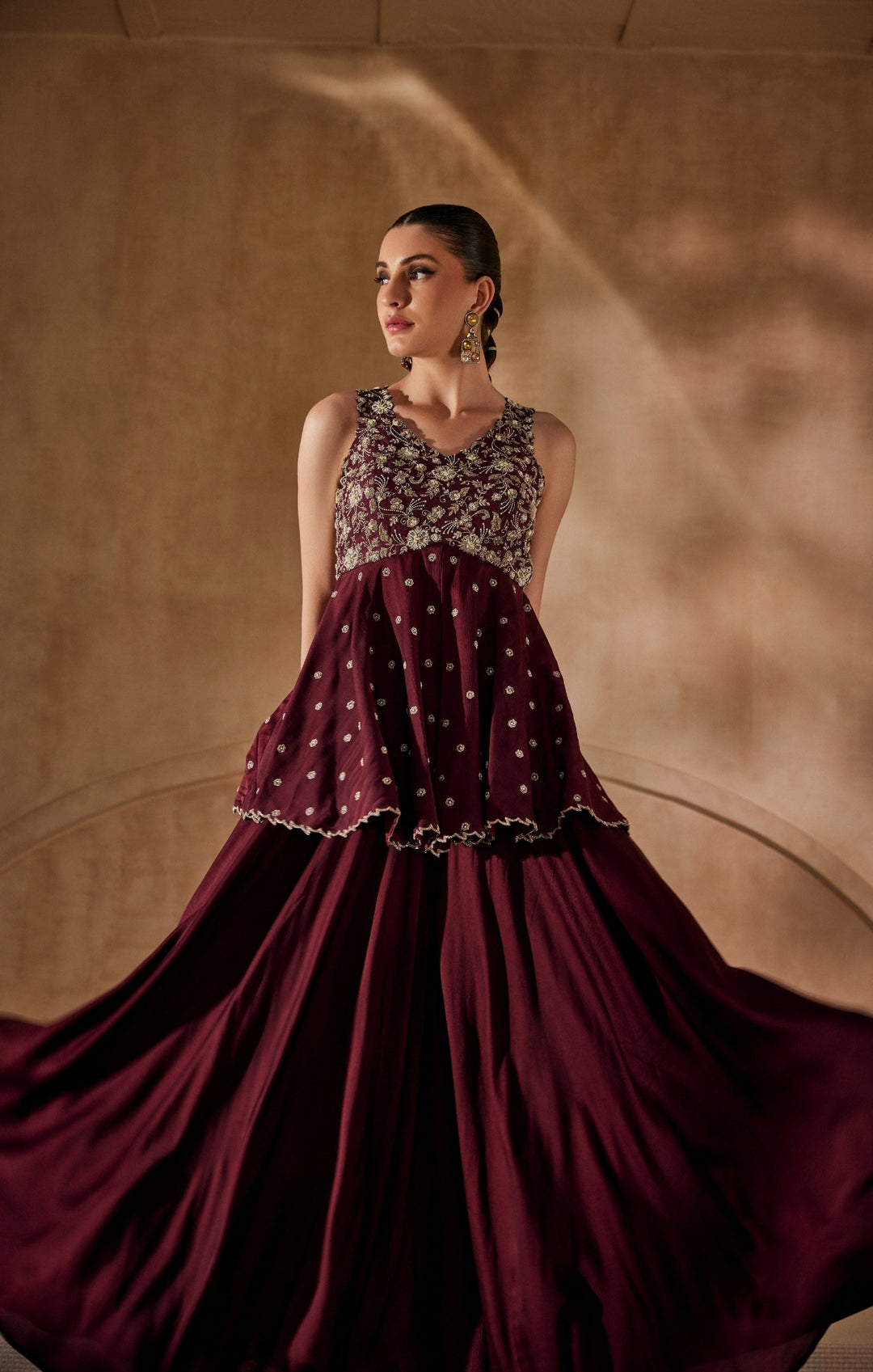 Viraasat peplum set