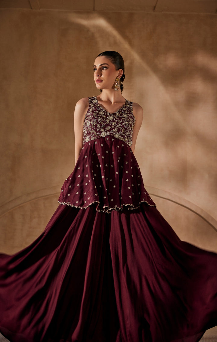 Viraasat peplum set