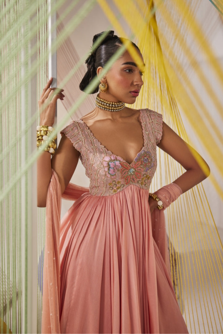 Myra anarkali set
