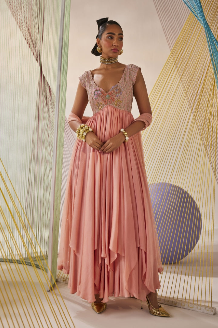 Myra anarkali set