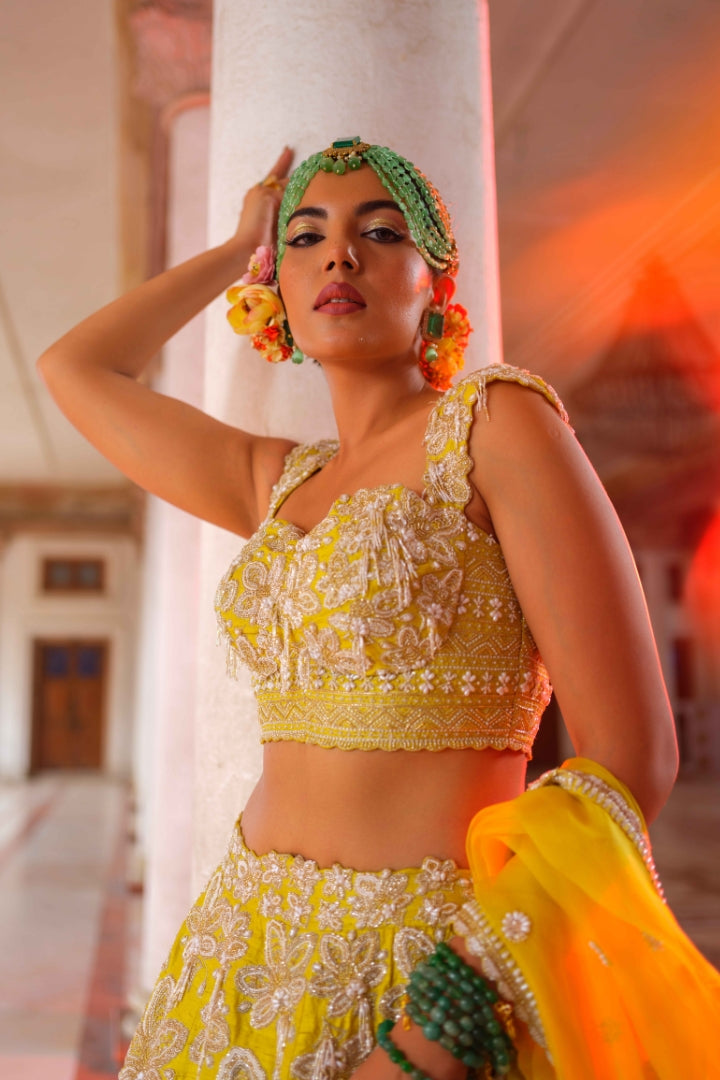Chandini lehenga set