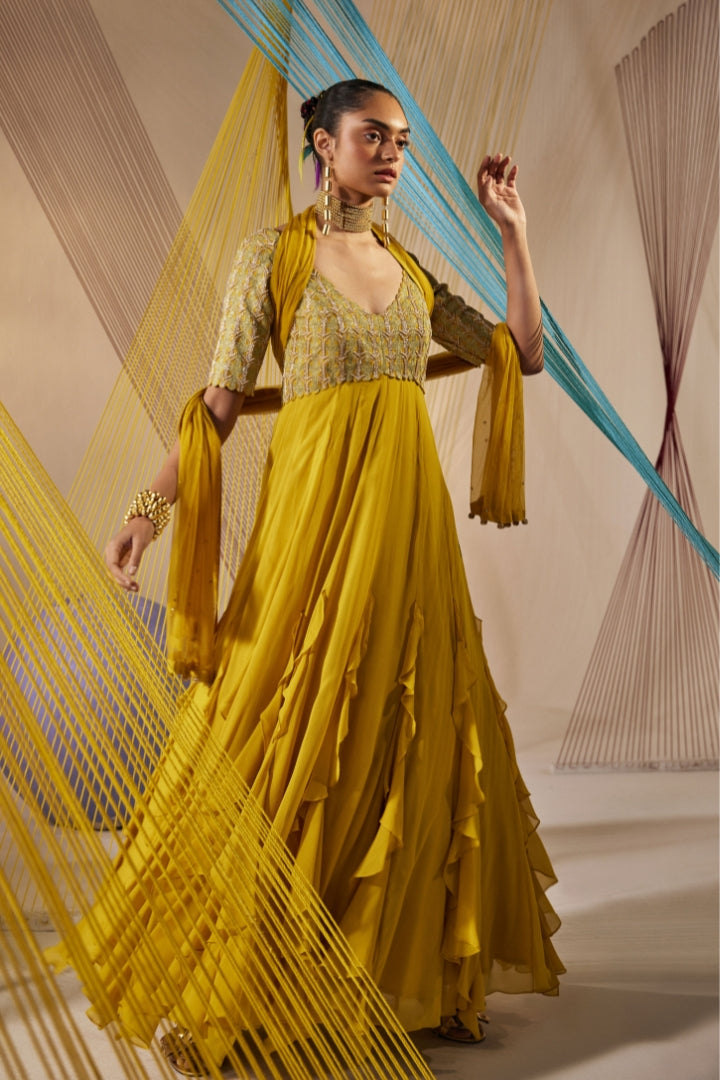 Aina anarkali set