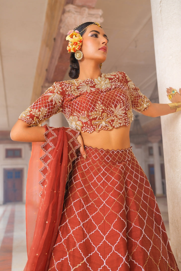 Adhira lehenga set