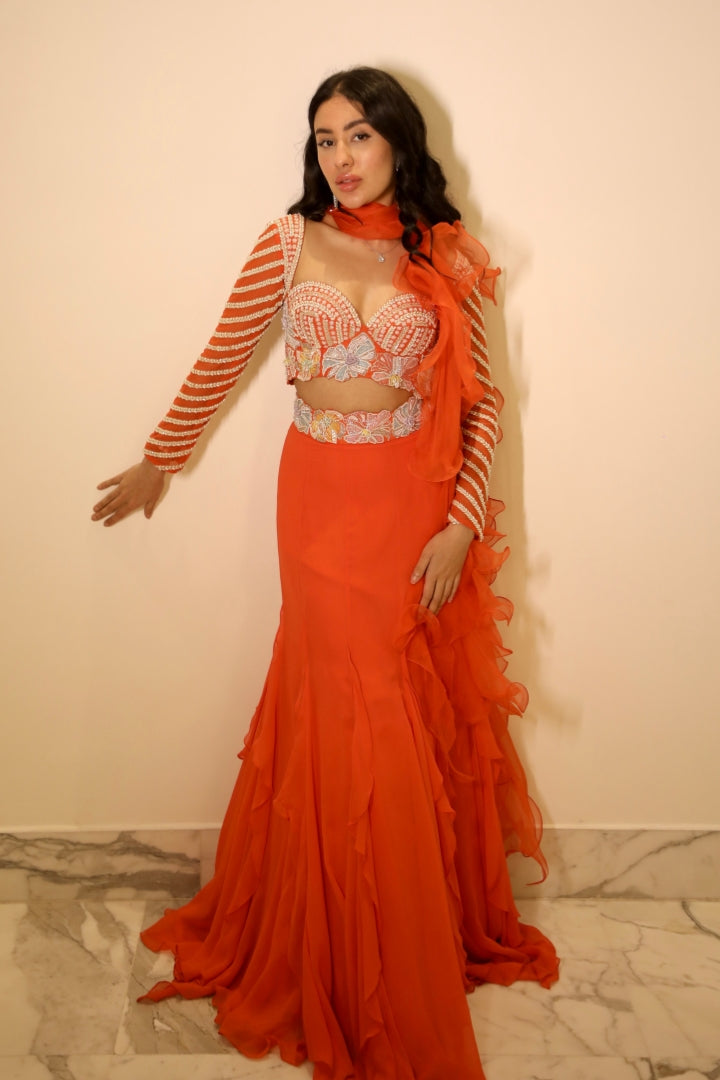 Reshma Arora In Inaya lehenga set