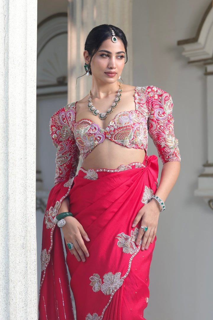 Chandana¬†Jairam In Manita Saree Set