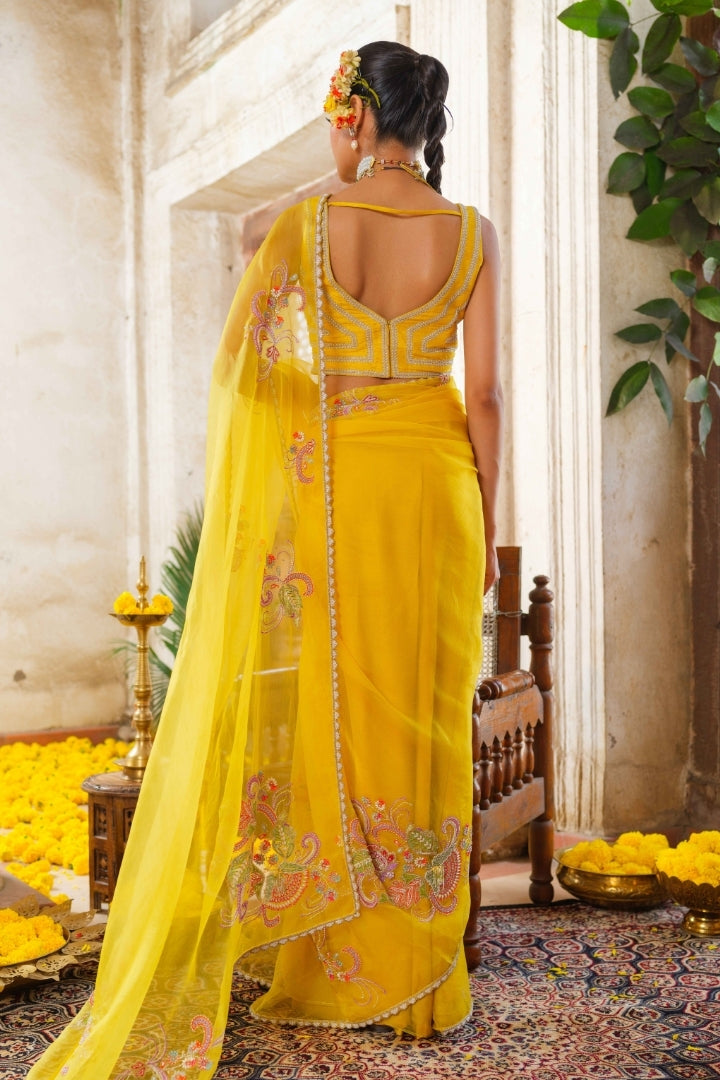 Gendha saree set