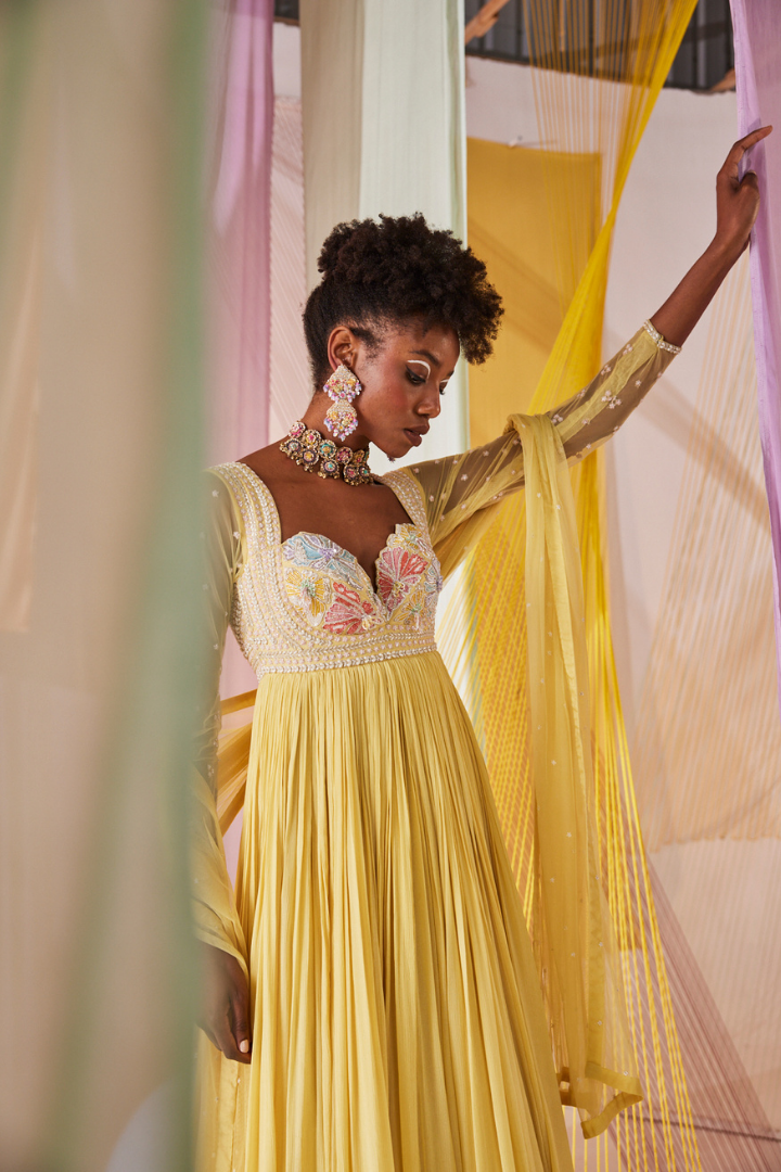 Iris anarkali set