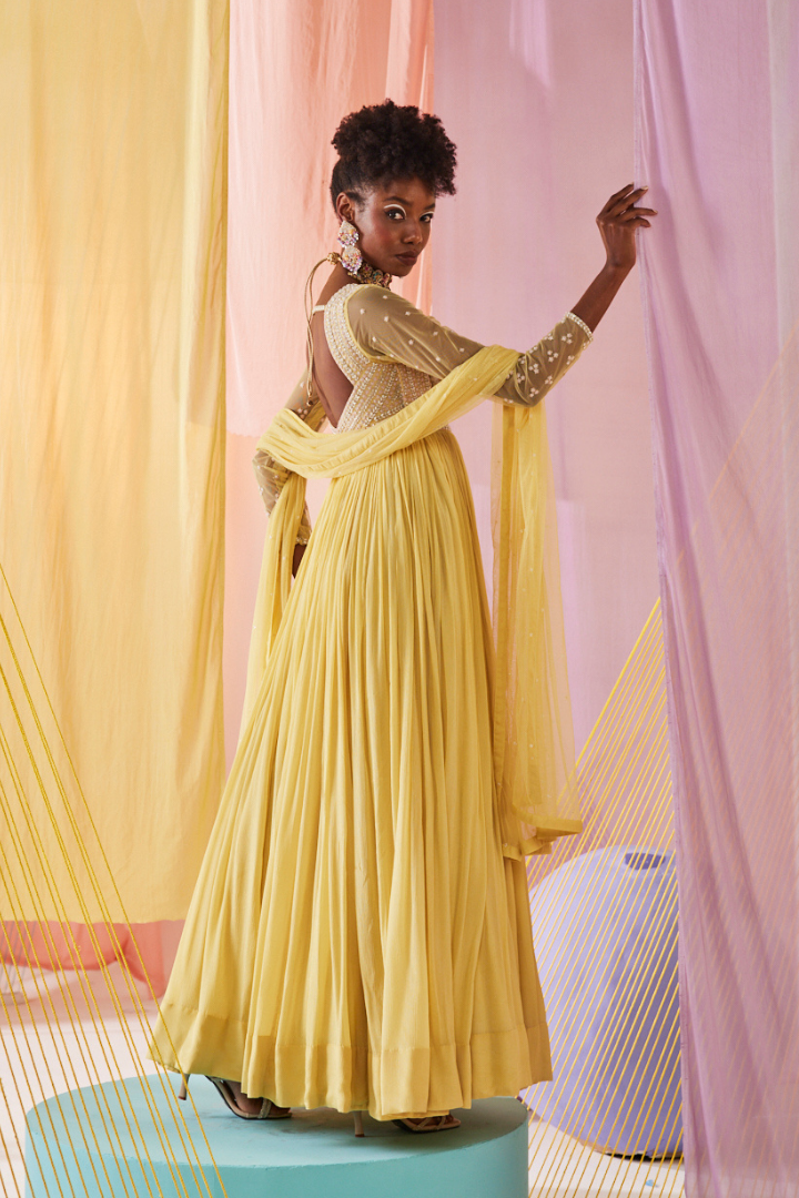Iris anarkali set