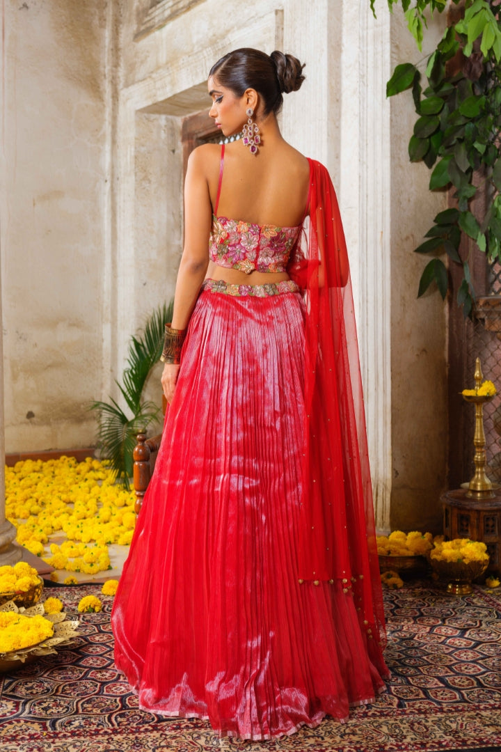 Tara laal lehenga set