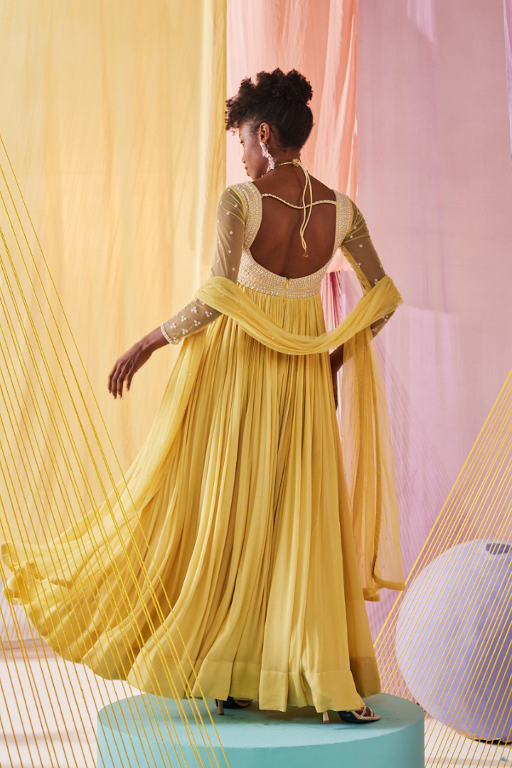 Iris anarkali set