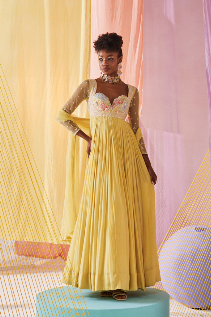 Iris anarkali set