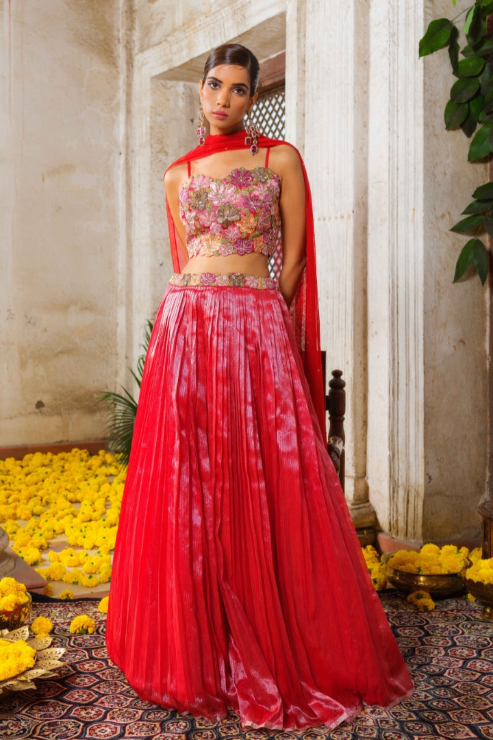 Tara laal lehenga set