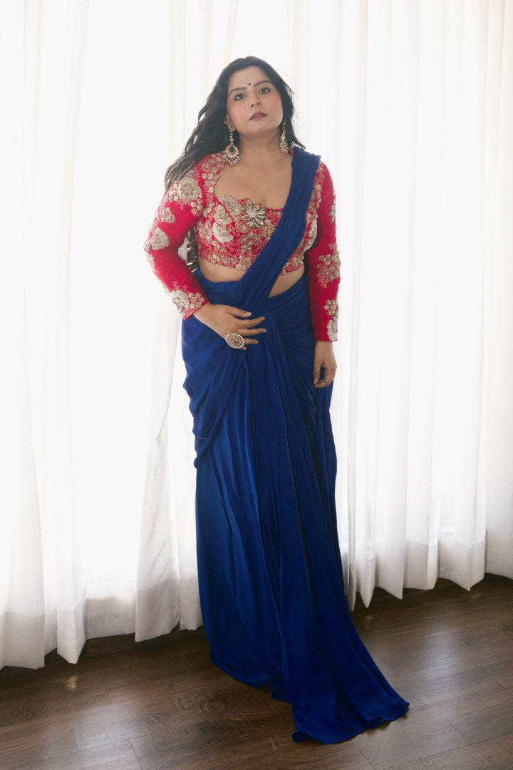 Radhika bhardwaj In Saloni Saree Set