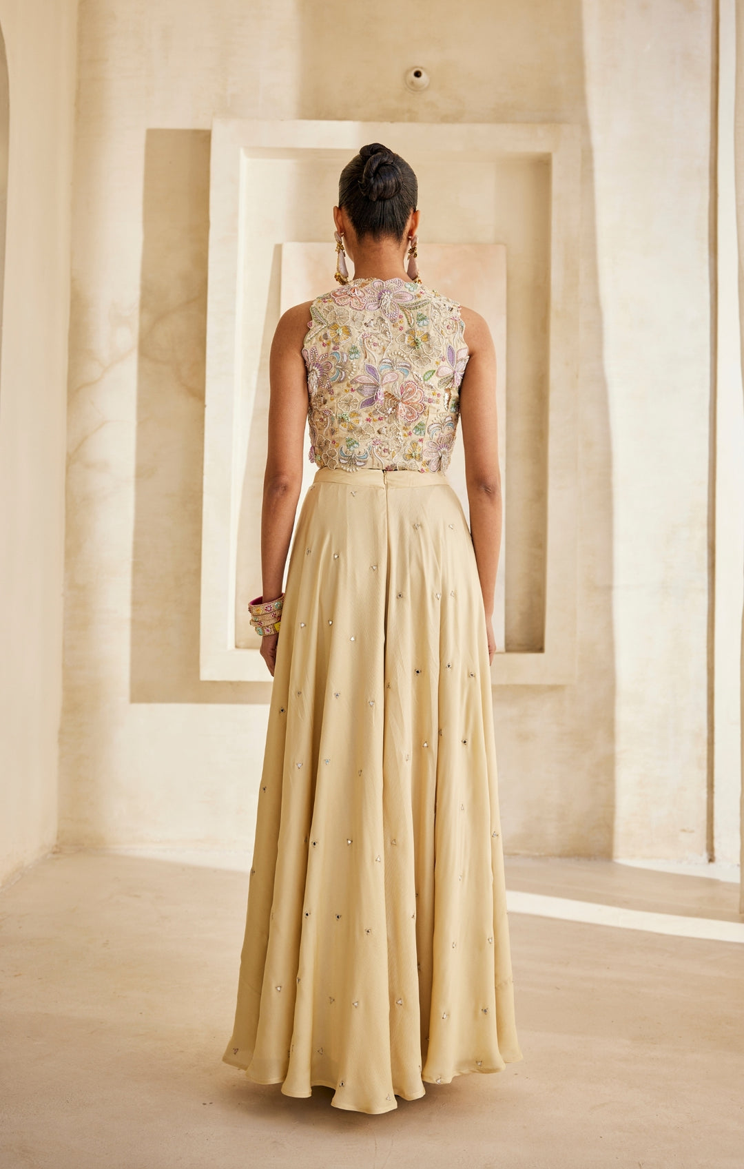 Gulnaar palazzo jacket set