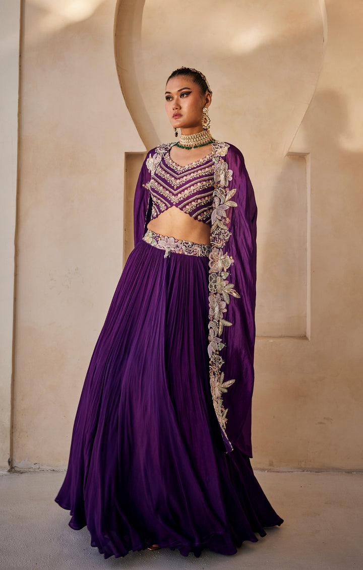 Vanya Lehenga cape Set