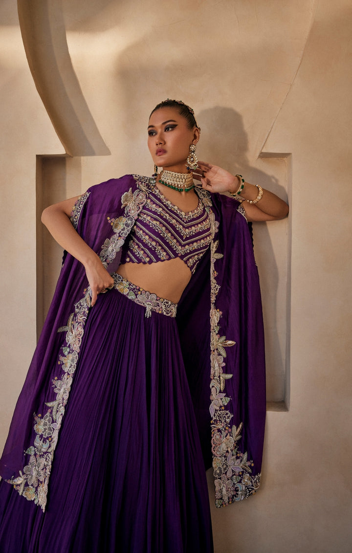 Vanya Lehenga cape Set
