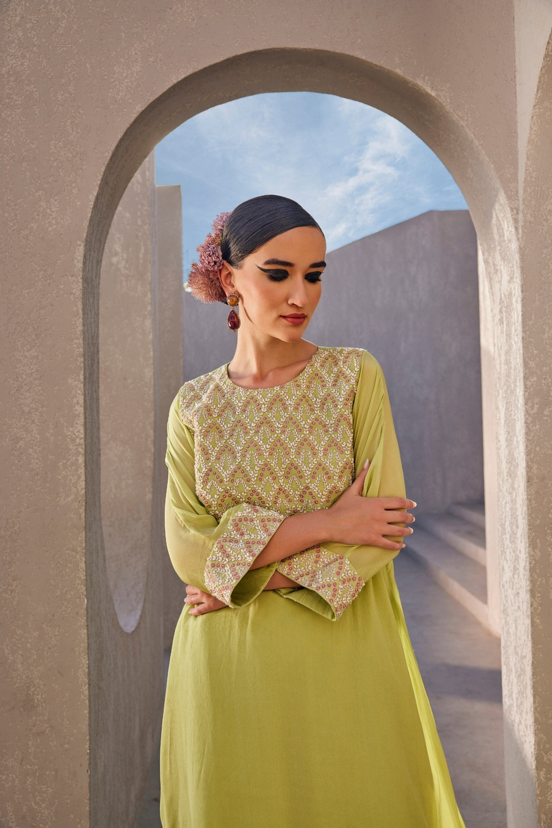 Pranjal Kaftan Set