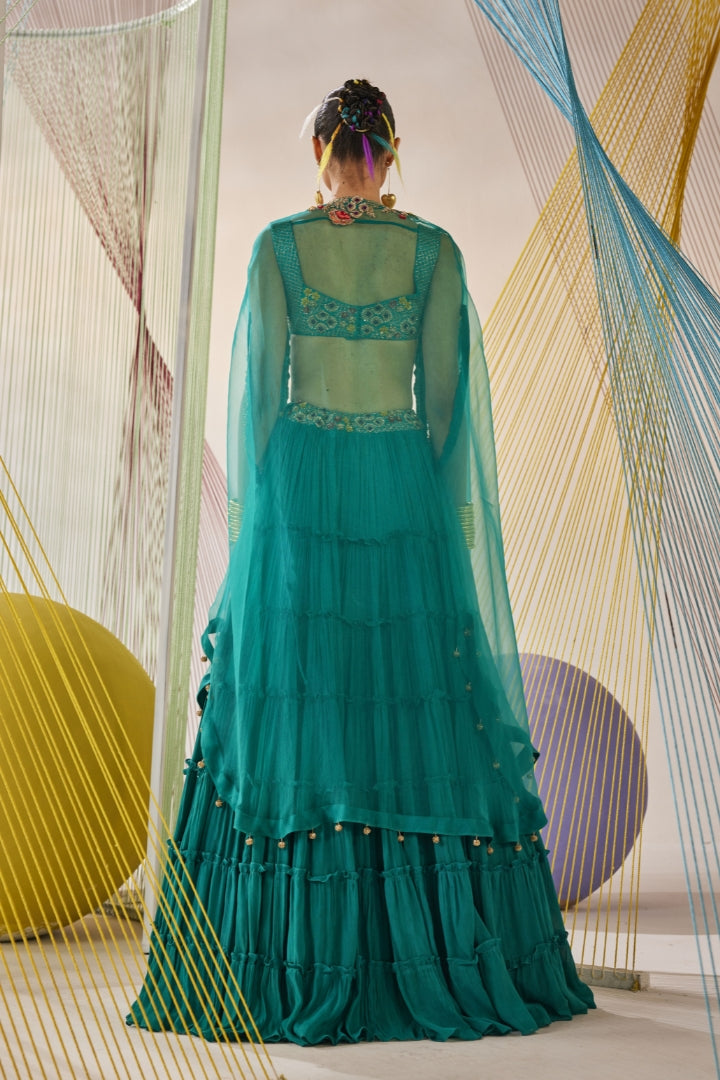 Riya Lehenga cape set