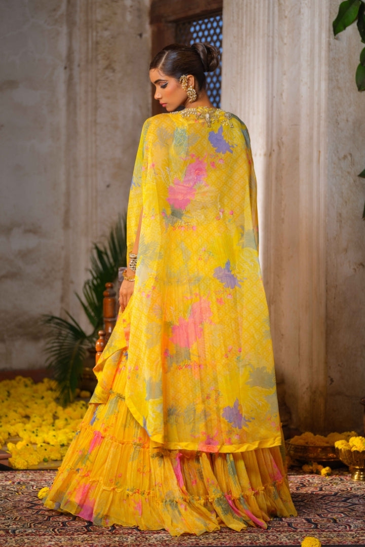Genda lehenga set
