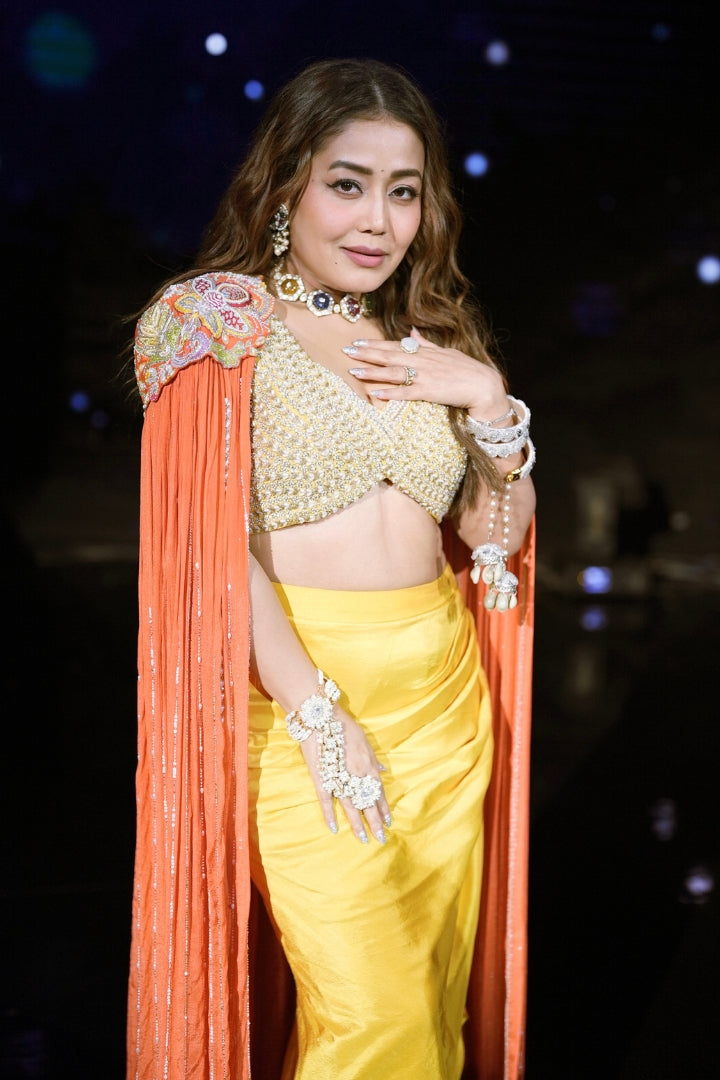 Neha Kakkar In Reva Cape Set
