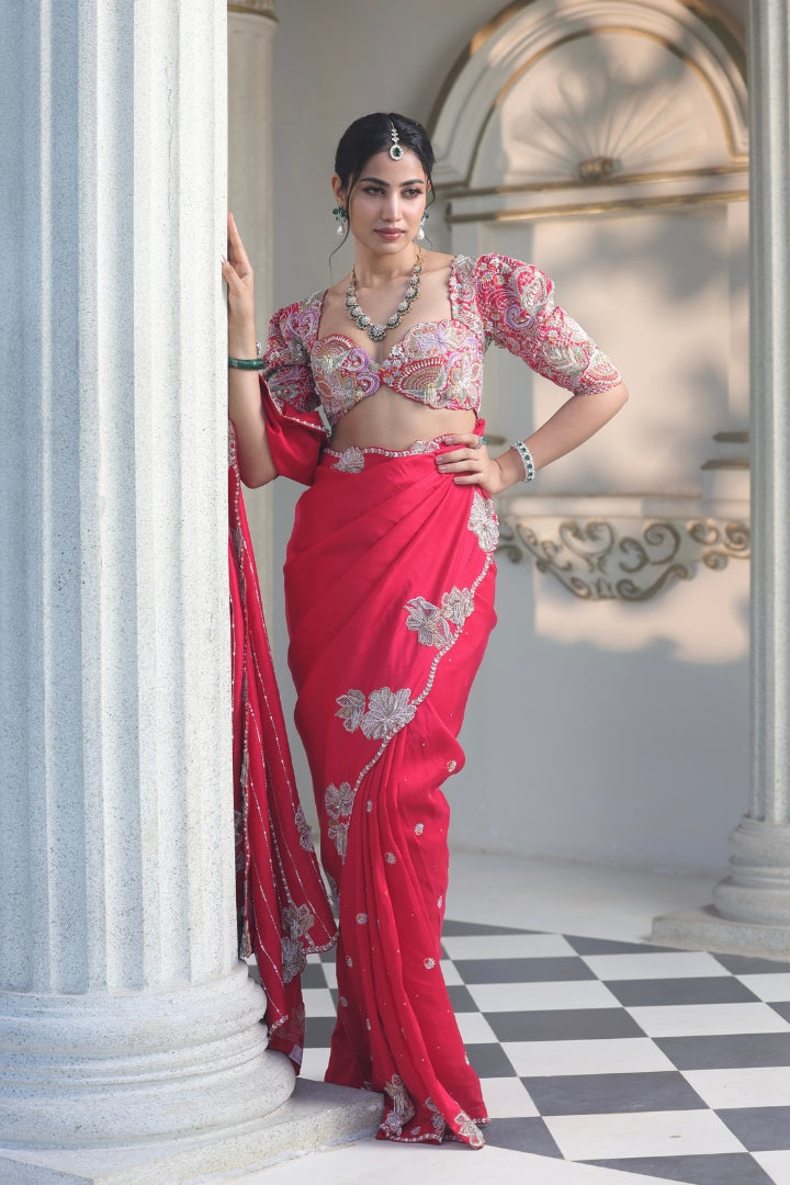 Chandana¬†Jairam In Manita Saree Set
