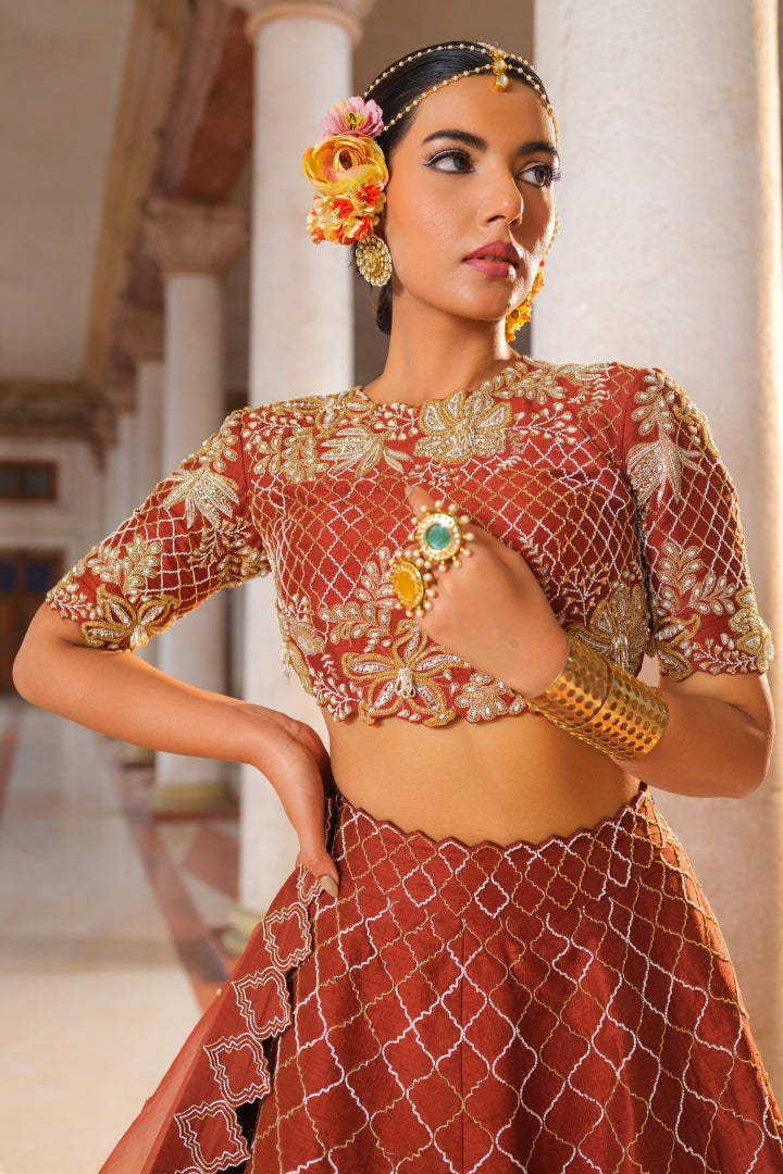 Adhira lehenga set