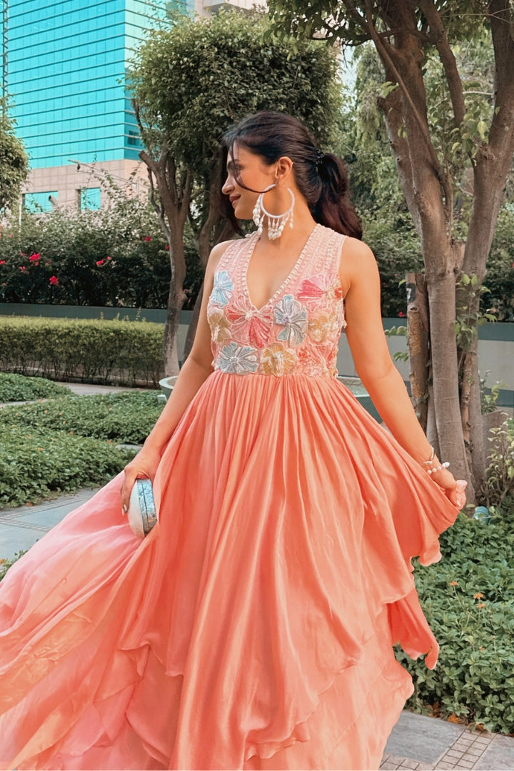 Rajvee Gandhi In Myra anarkali set