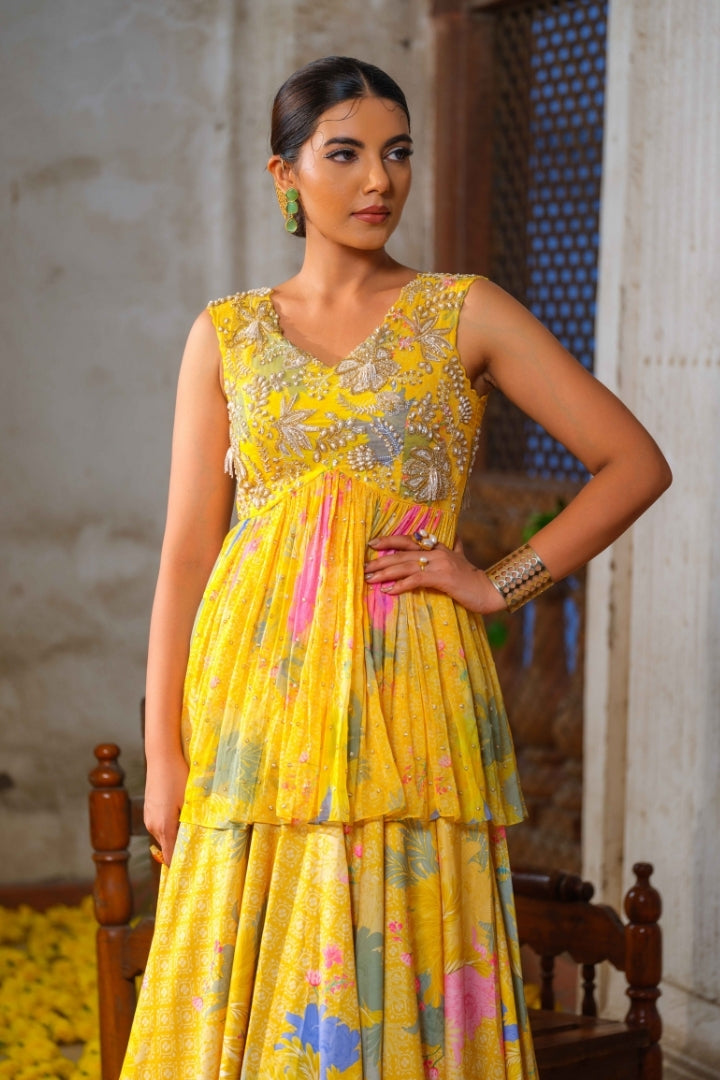 Genda Peplum set