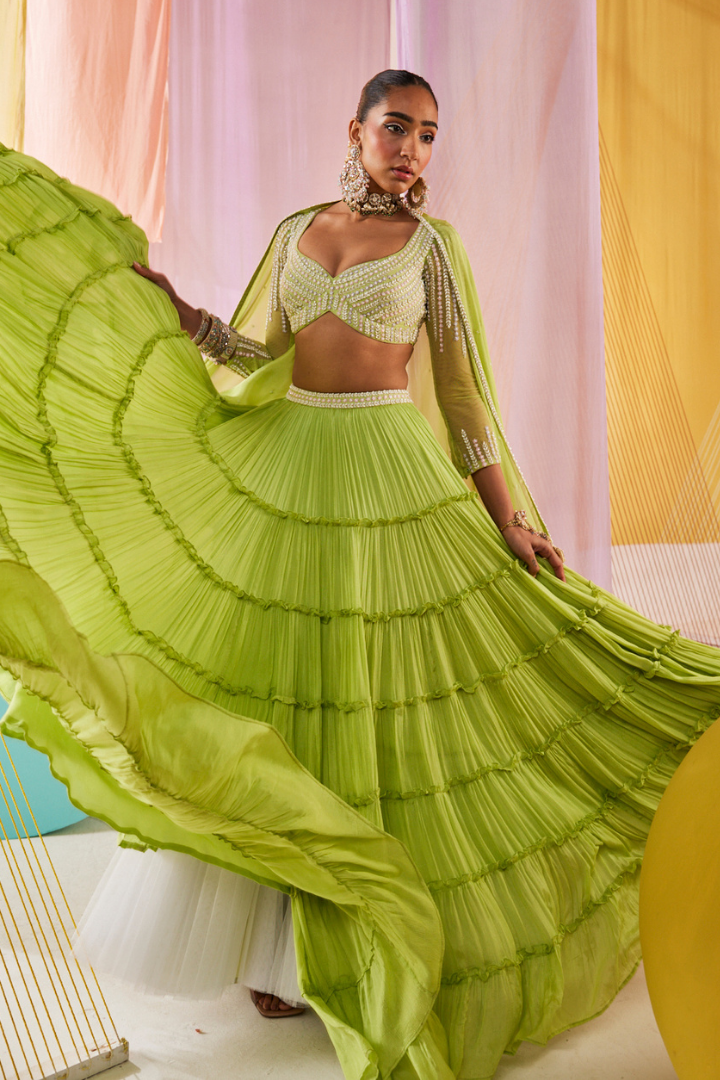 Meera lehenga set