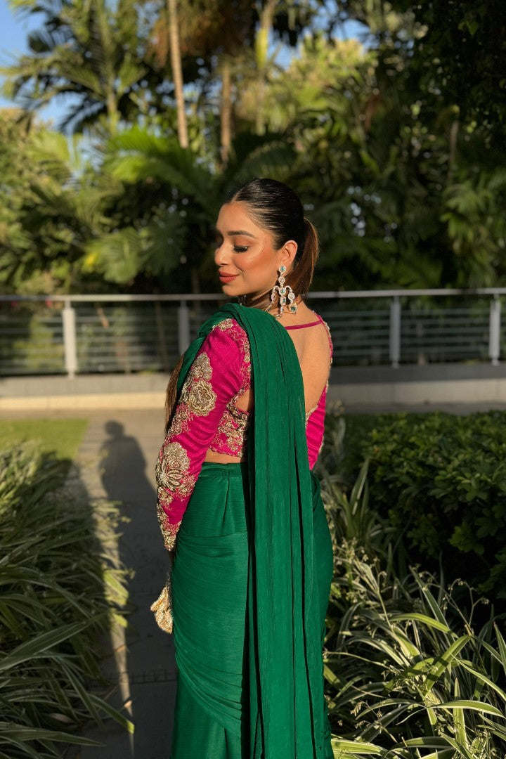 Navya Arya In Saloni Saree Set