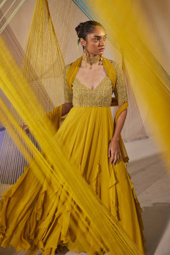 Aina anarkali set