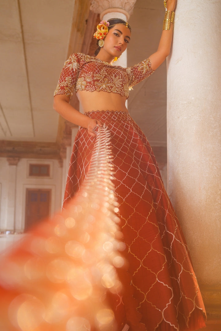 Adhira lehenga set