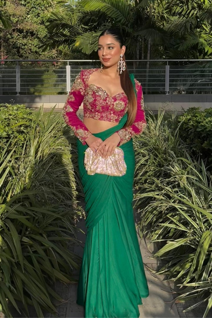 Navya Arya In Saloni Saree Set