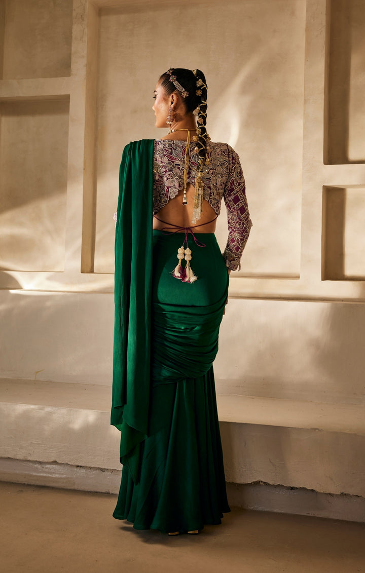 Rooh drape saree