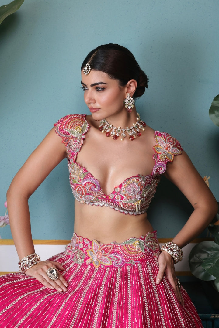 Niharika Sood In Raha Lehenga Set