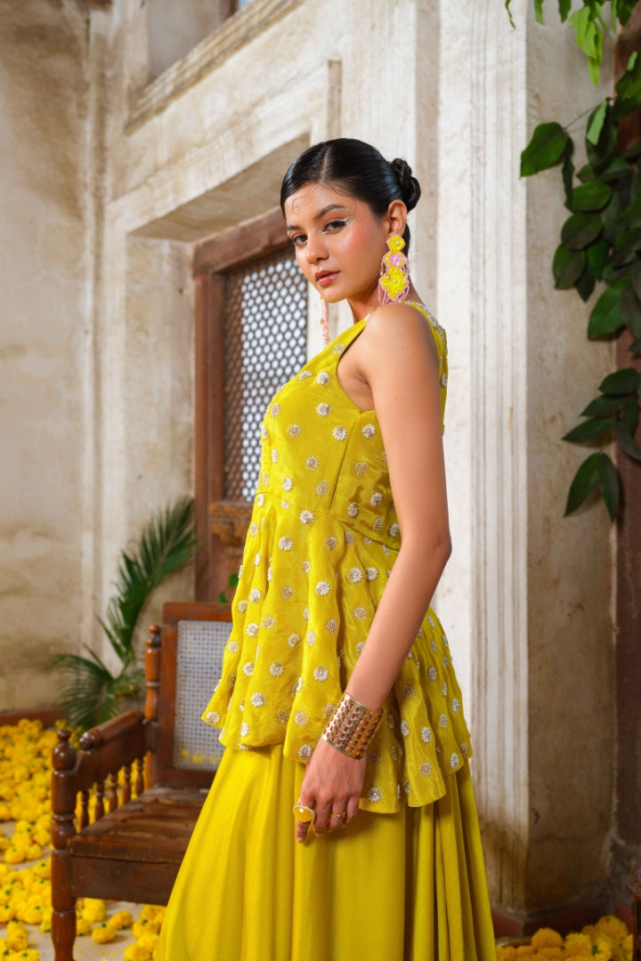 Chandini peplum set