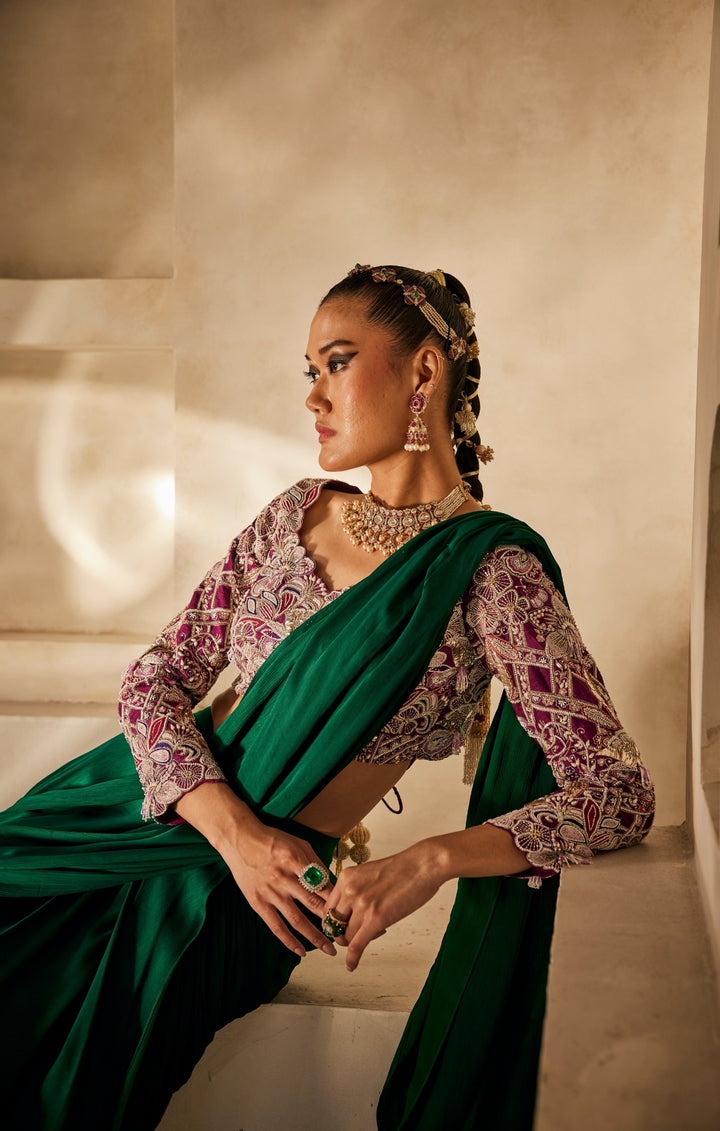 Rooh drape saree