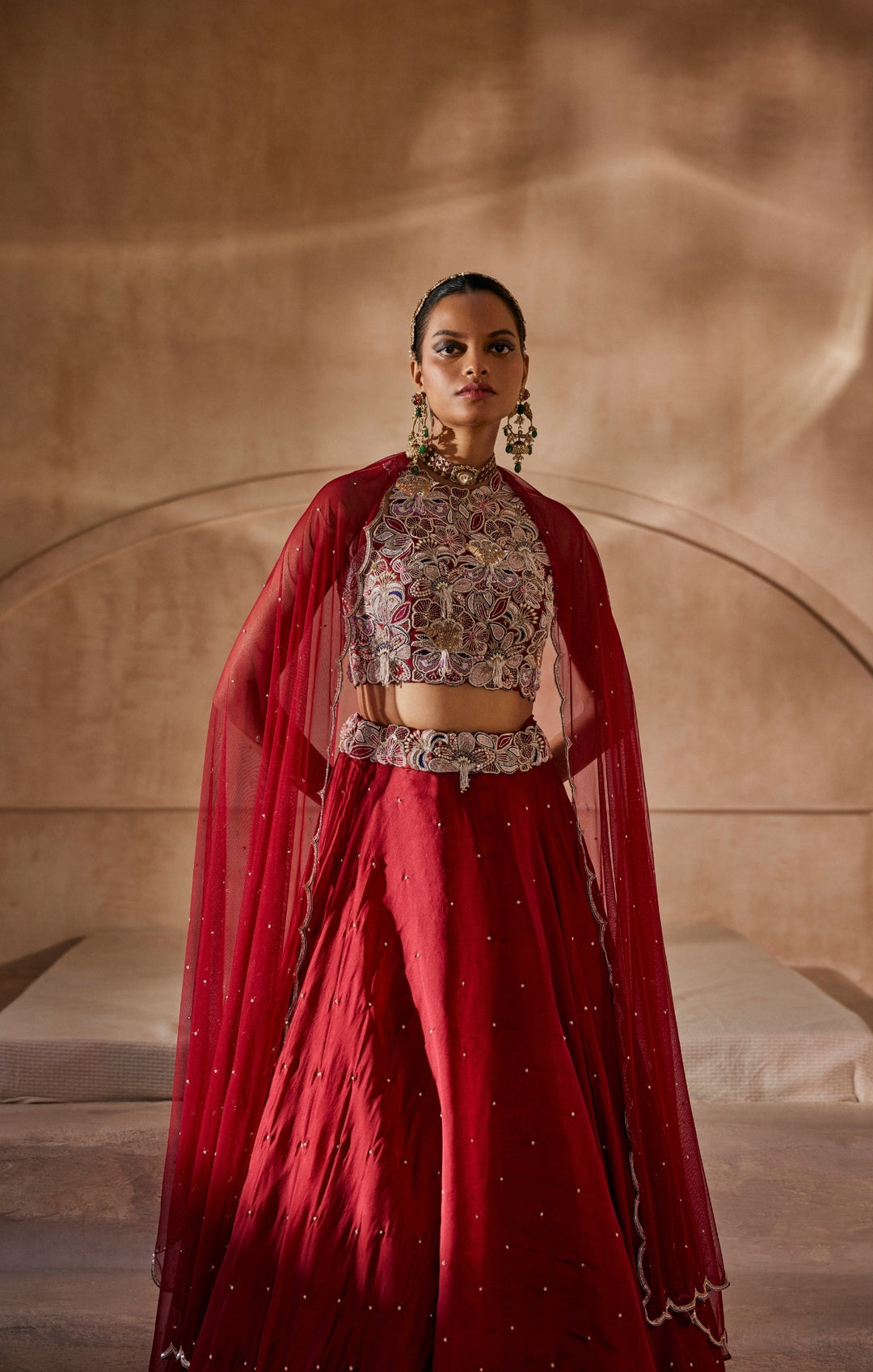 Aangan lehenga set