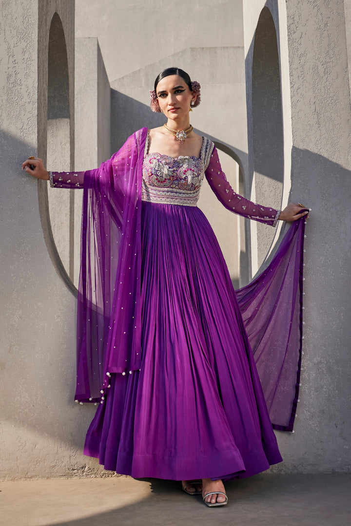 Tithira Anarkali set