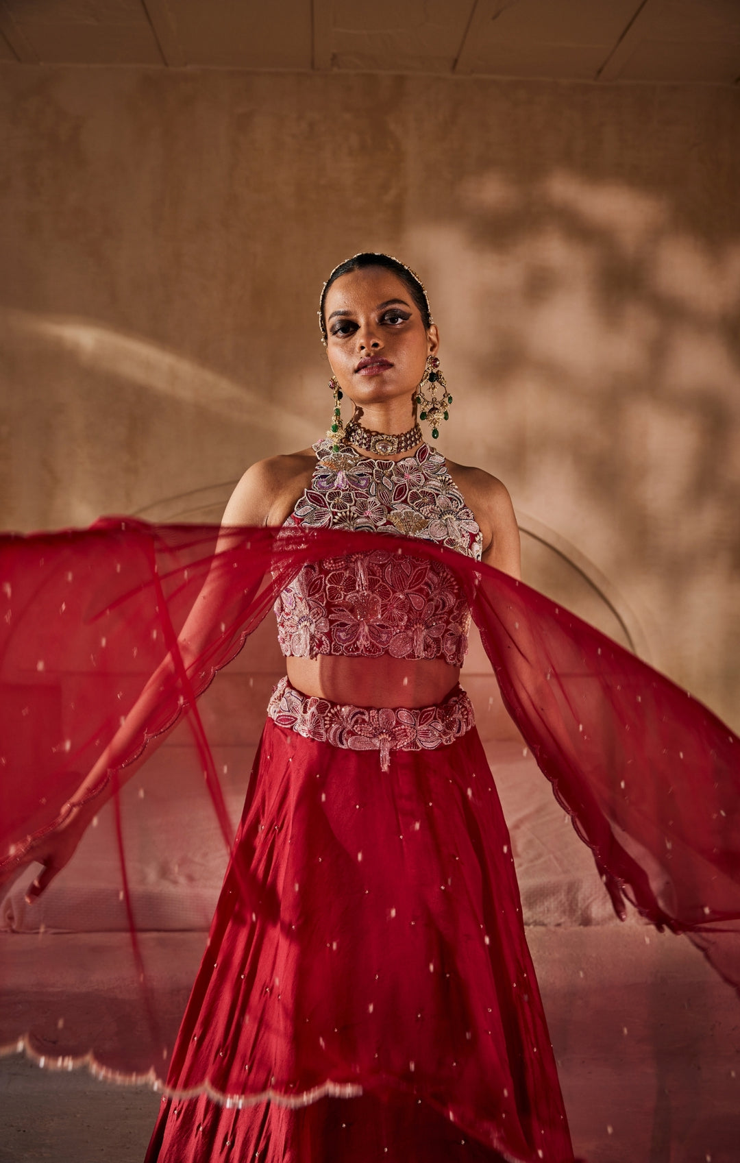 Aangan lehenga set
