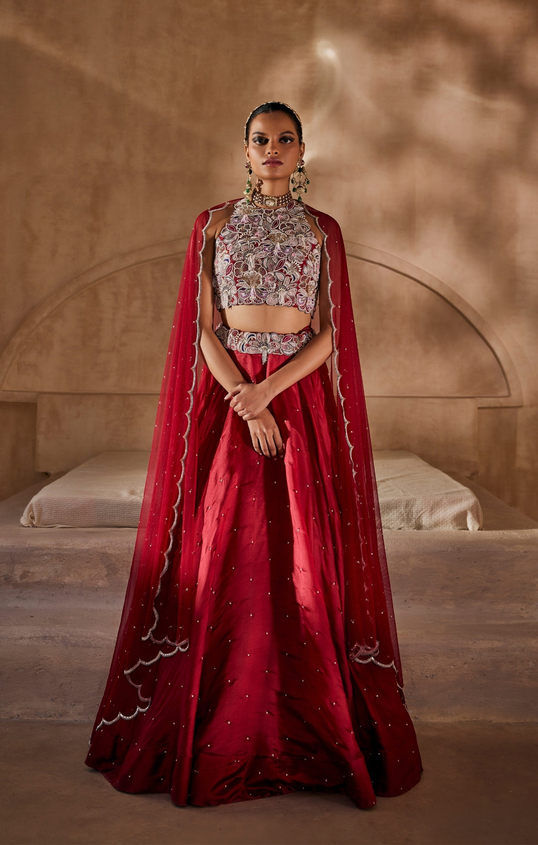 Aangan lehenga set