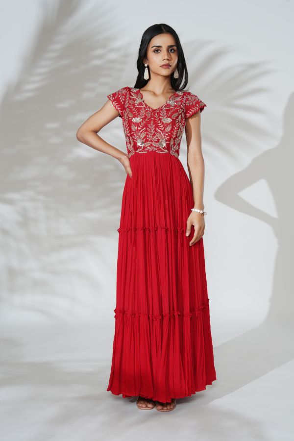 lal gown