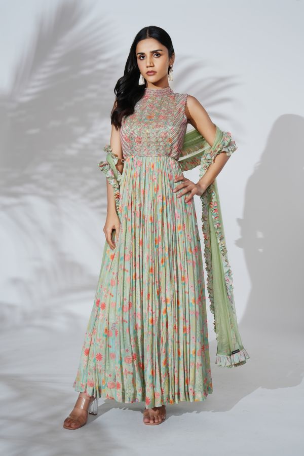 lily anarkali set