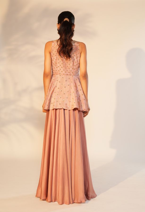 parijat peplum set