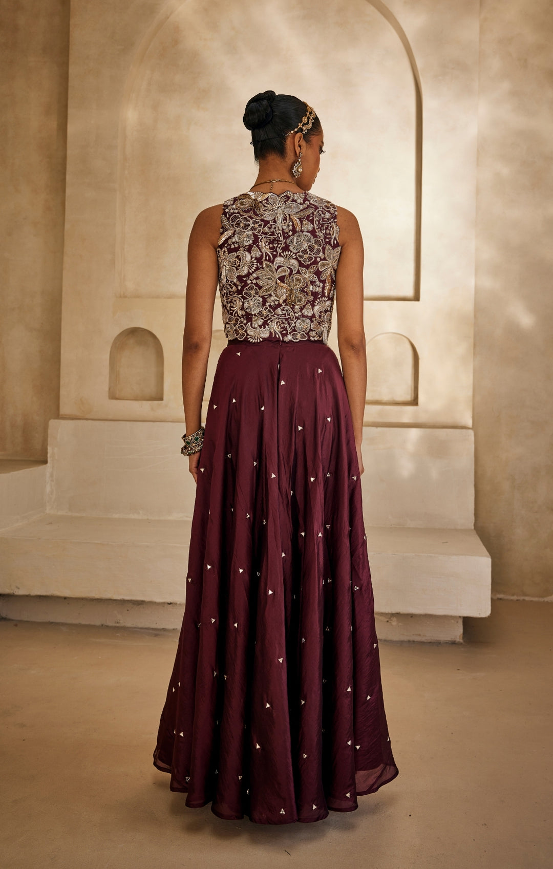 Gulnaz palazzo jacket set