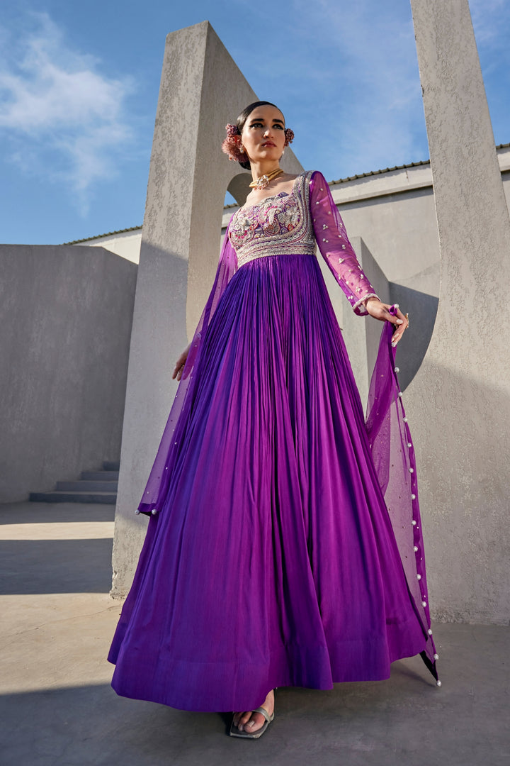 Tithira Anarkali set