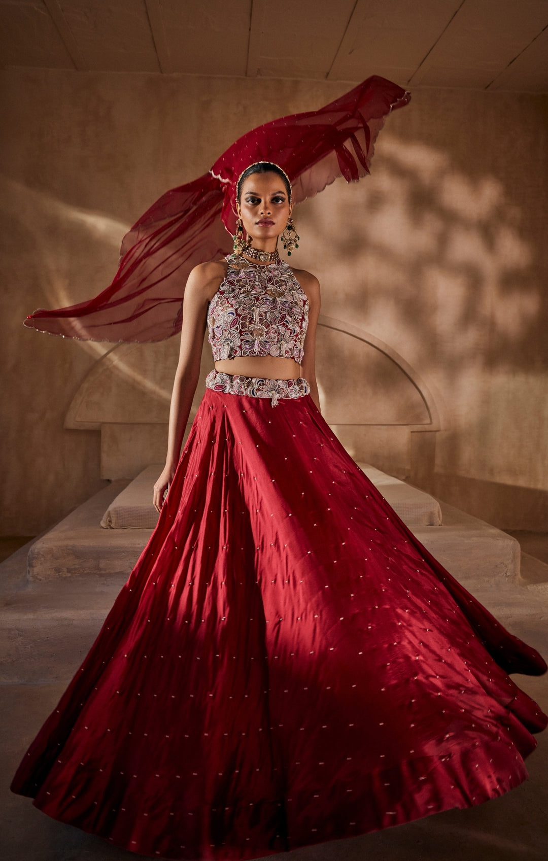 Aangan lehenga set