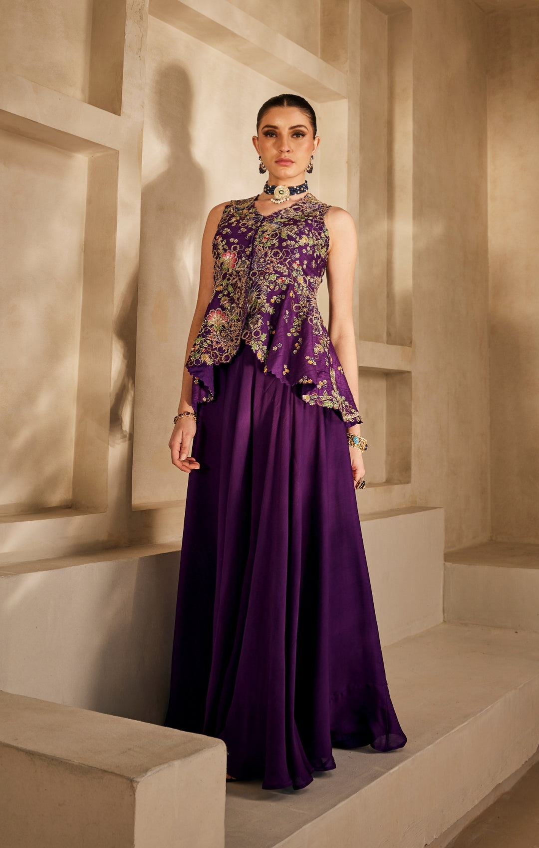 Varnika peplum set